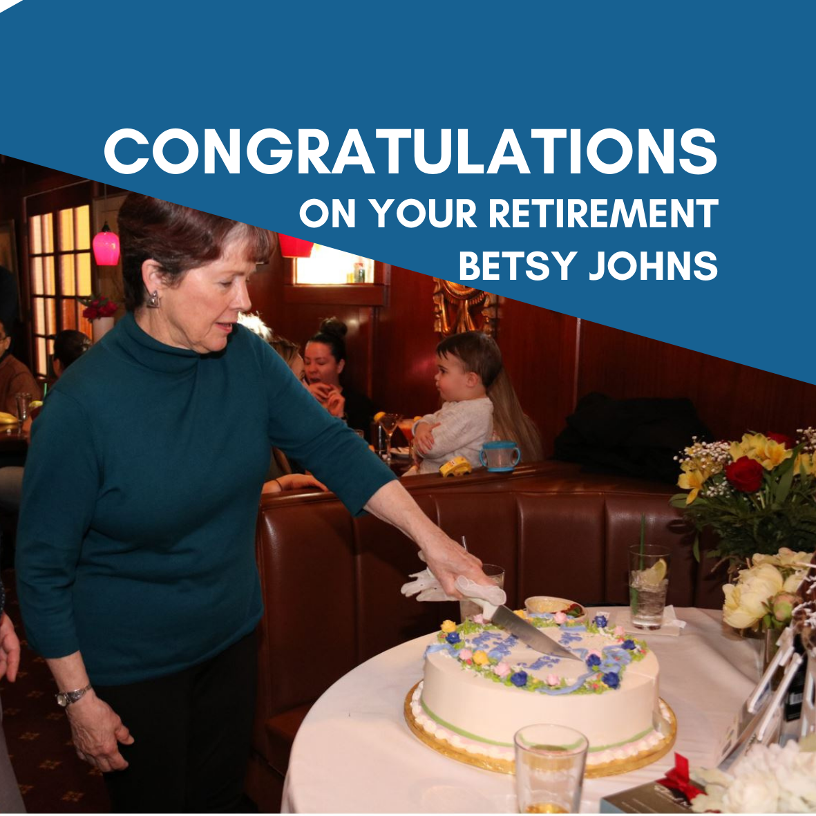 Congratulations, Betsy Johns!